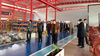 阜陽市科技局領(lǐng)導蒞臨非耀真空泵考察指導